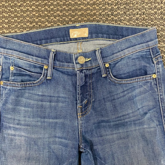 MOTHER Denim THE RASCAL Skinny Jean in Leaving Paradise Wash Size 25 - Picture 8 of 12